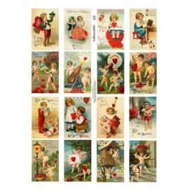 Valentine Postcards 838