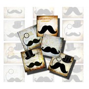 Mustache Squares 867