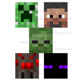 Minecraft Facemasks