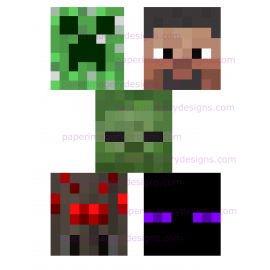 Minecraft Facemasks