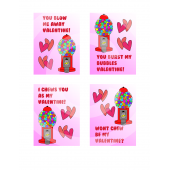 Bubble Gum Valentines Cards