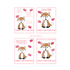 What Does The Fox Say Valentines