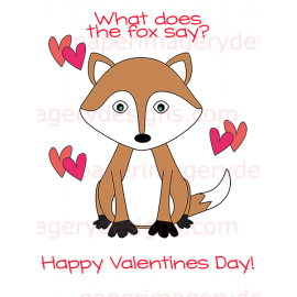 What Does The Fox Say Valentines